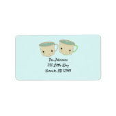 Matcha Tea Nieuw adreslabel Etiket (Voorkant)