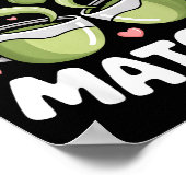 Matcha Tea Quote Green Tea Pun I Like You Very Mat Poster (Hoek)