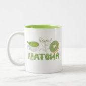 Matcha Team, matcha Tweekleurige Koffiemok (Links)
