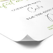 Matcha thee Bruidsuitnodiging Hoeveel Kurken Poster (Hoek)