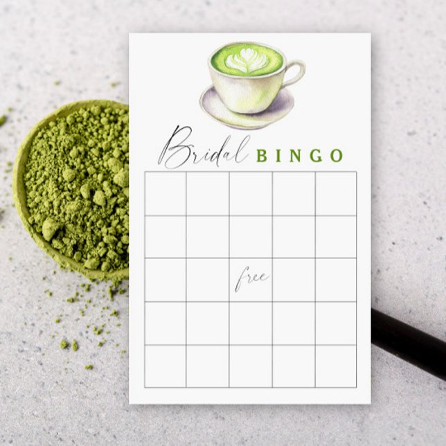 Matcha-thee Bruiloftsshower bingospel (Creator heeft geüpload)