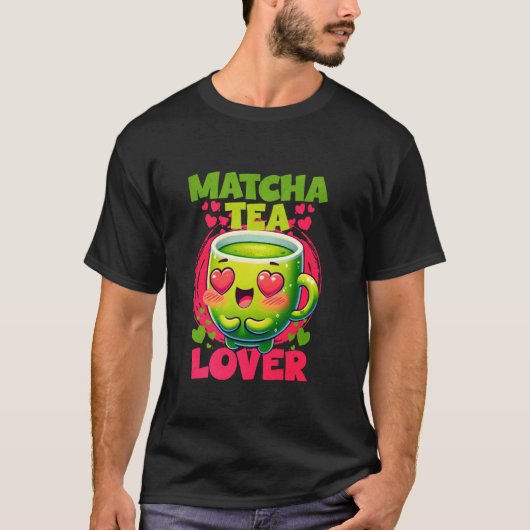 Matcha Thee Liefhebber T-shirt (Voorkant)