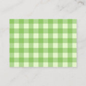 Matcha Thema Feestspel Raadkaart Plaatskaartje (Achterkant)
