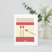 Matchboek Briefkaart (Staand voorkant)
