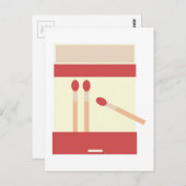 Matchboek Briefkaart (Voorkant / Achterkant)
