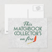 Matchbook Collector Briefkaart (Voorkant / Achterkant)