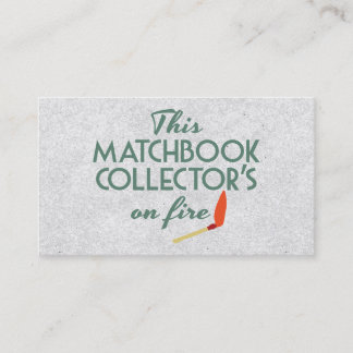 Matchbook Collector Visitekaartje
