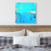 Matchbox Blues 5 Canvas Afdruk (Insitu (Slaapkamer))