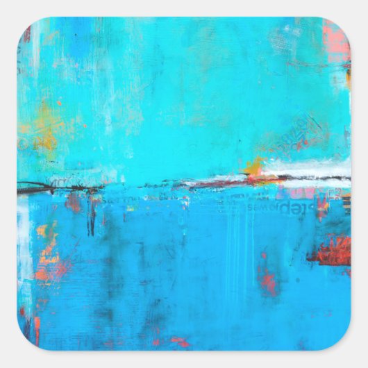 Matchbox Blues 5 Vierkante Sticker (Voorkant)