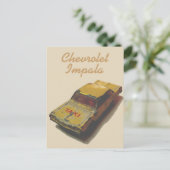 MatchBox Gele Cab Briefkaart (Staand voorkant)