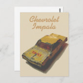 MatchBox Gele Cab Briefkaart (Voorkant / Achterkant)