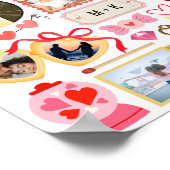 Matchbox Photo Collage Perfect Match Couple Retro Poster (Hoek)