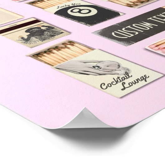 Matchbox Poster Sjabloon Wall Art Print (Hoek)