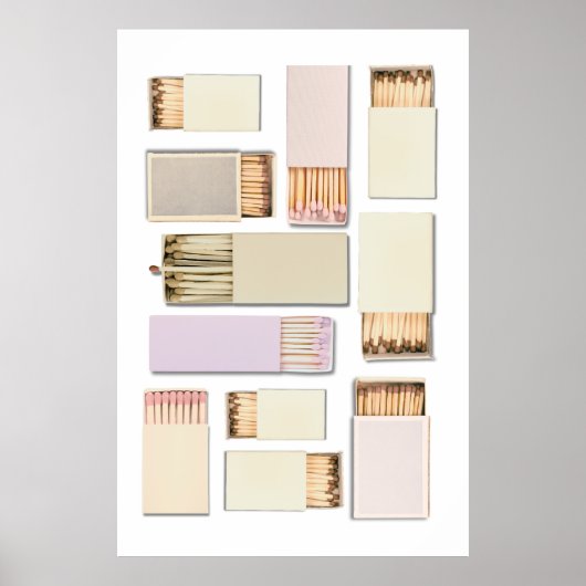 Matchbox Sjabloon Personaliseren Poster (Voorkant)