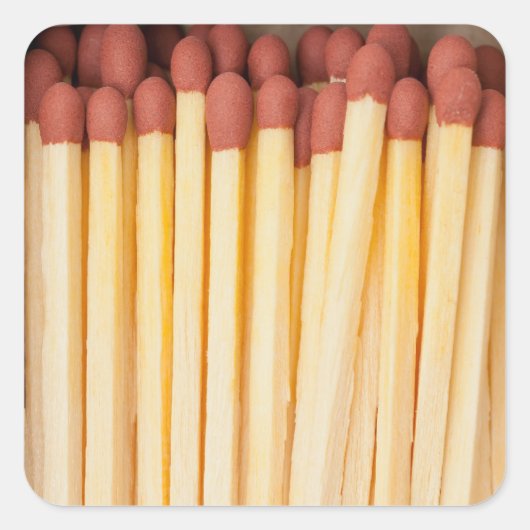 Matchbox Vierkante Sticker (Voorkant)