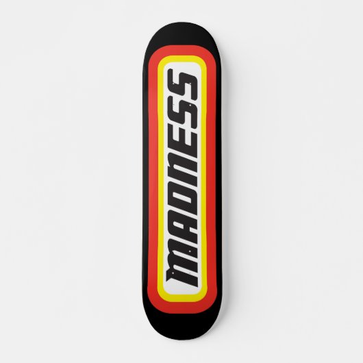 Matchbox? Waanzin! Skateboard (Voorkant)