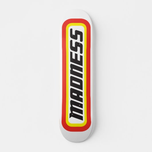 Matchbox? Waanzin! Skateboard (Voorkant)