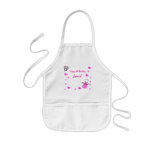 Matchende Chefs Apron Kinder Koken Klasse Schort (Voorkant)