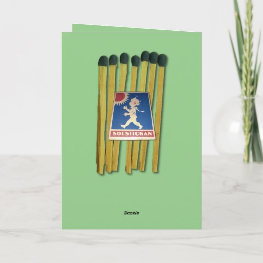 Matches en matchbox kaart (Achterkant)