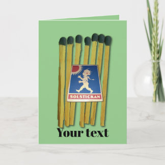 Matches en matchbox kaart