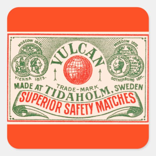  Matches Label Art Stickers (Voorkant)
