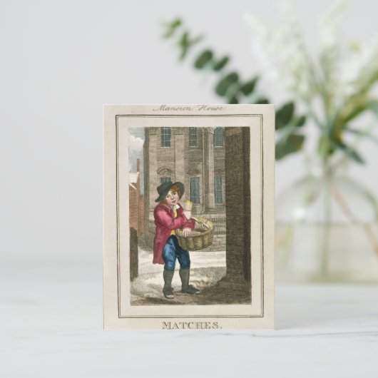 Matches, Mansion House Briefkaart (Staand voorkant)