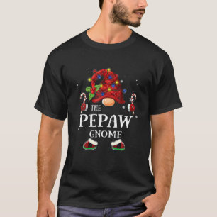 Matchfamilie grappig de pepaw Gnome kerst gr T-shirt