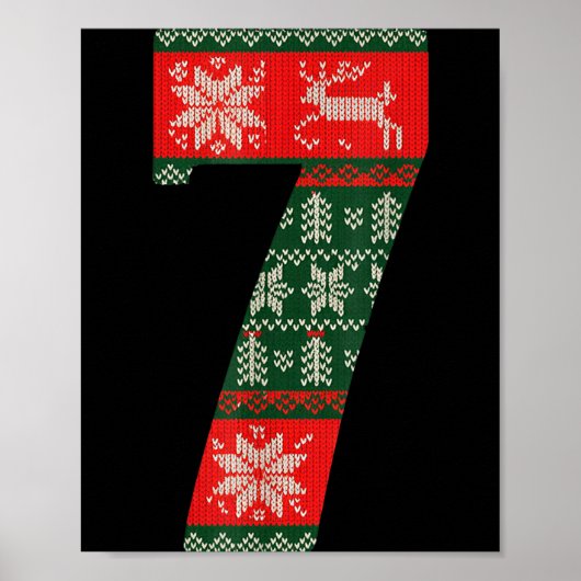 Matching 67 Christmas Ugly Sweater Meme Number 7  Poster (Voorkant)