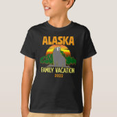Matching Alaska Family Vacation Cruise Group T-shirt (Voorkant)