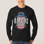Matching Ameri Can Drink 4th Of July Indepedence D T-shirt (Voorkant)