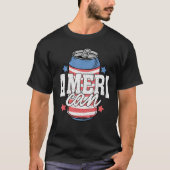 Matching Ameri Can Drink 4th Of July Indepedence D T-shirt (Voorkant)