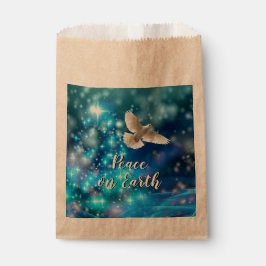 Matching Blue Dove Peace Kerstmis Bedankzakje