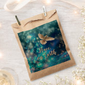 Matching Blue Dove Peace Kerstmis Bedankzakje (Geknipt)