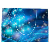 Matching Blue Dove Peace Kerstmis Groot Cadeauzakje (Achterkant)