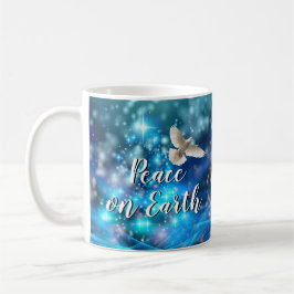 Matching Blue Dove Peace Kerstmis Koffiemok