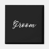 Matching Bride and Groom Honeymoon net getrouwd Co Magneet (Voorkant)