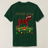 Matching Buffalo Pset for Terrier Dog KerstPa T-shirt (Design voorkant)