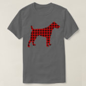 Matching Buffalo Pset Fox Terrier Dog Kerstmis P T-shirt (Design voorkant)