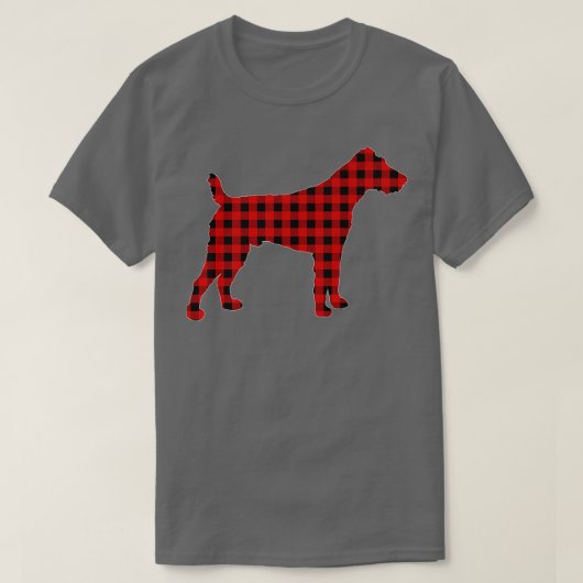 Matching Buffalo Pset Fox Terrier Dog Kerstmis P T-shirt (Design voorkant)