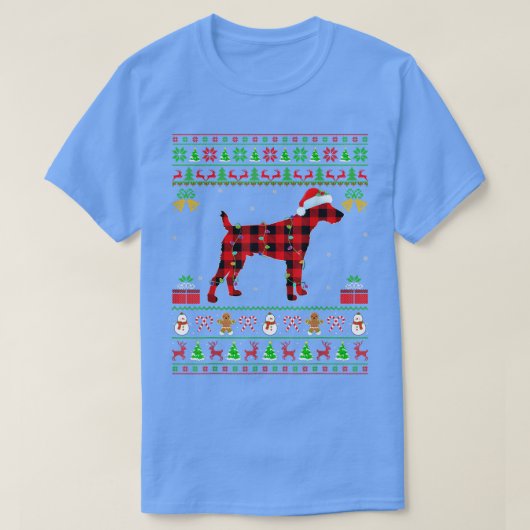 Matching Buffalo Pset Ugly for Terrier Dog Christm T-shirt (Design voorkant)