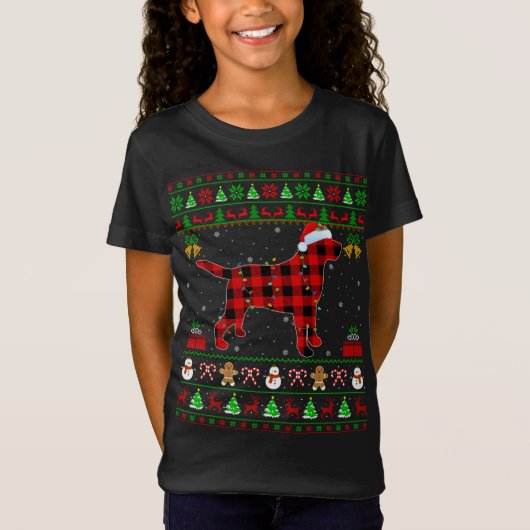 Matching Buffalo Pset Ugly Labrador Retriever Dog T-shirt (Voorkant)