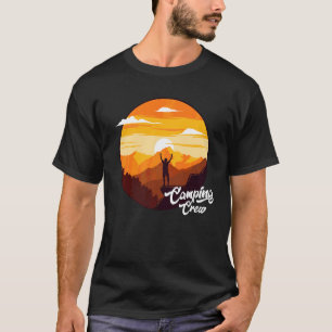 Matching Camping Crew Family Group Camper Road Tri T-shirt