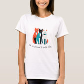 Matching Cats Trio T-shirt (Voorkant)