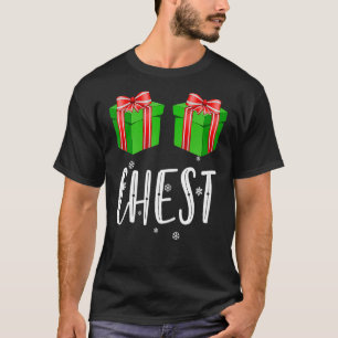 Matching Chestnuts Kerstmis Holiday Chest Nu T-shirt