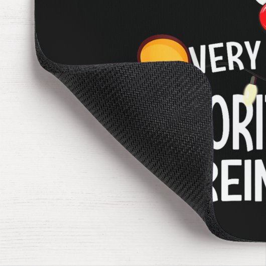 Matching Christmas Very Merry Favorite Child Reind Muismat (Hoek)