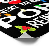 Matching Christmas Very Merry Ps Reindeer  Poster (Hoek)