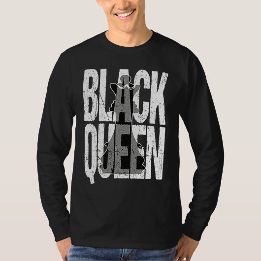 Matching Couple Black History Month Black Queen Ch T-shirt (Voorkant)