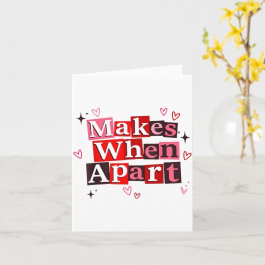 Matching Couple Makes When Apart Long Distance Rel Kaart (Gele Bloem)