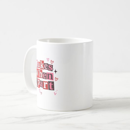 Matching Couple Makes When Apart Long Distance Rel Koffiemok (Voorkant links)