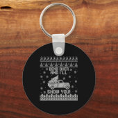 Matching Couple Ugly Christmas Costume For Men Wom Sleutelhanger (Voorkant)